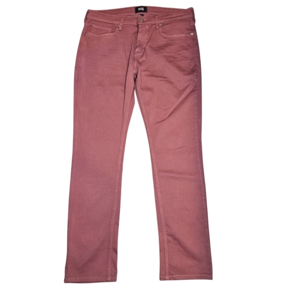 PAIGE Federal Straight Leg Jeans im Retro Rose size 34